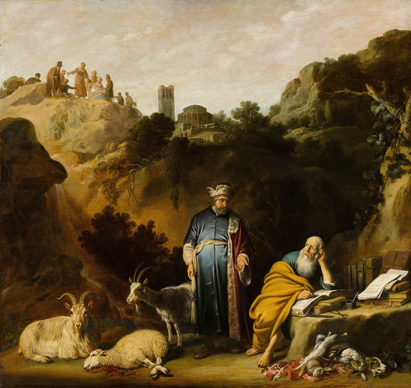 Hippocrates Visiting Democritus (1636) Nicolaes Moeyaert (Dutch, 1592–1655)